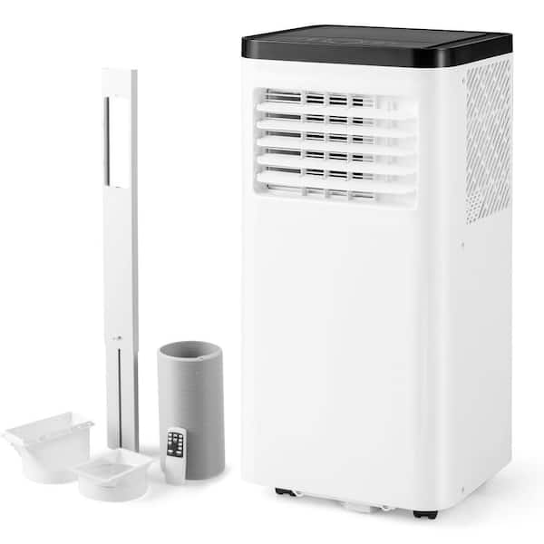 8000 BTU Portable Air Conditioner w/ Control Panel & Remote Control