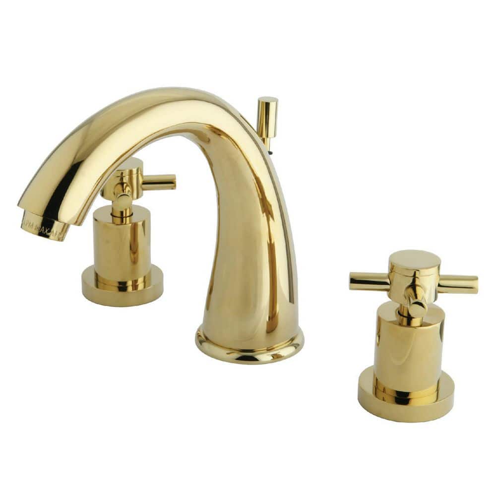 Kingston Brass Concord 2Handle 8 in. Widespread Bathroom Faucets with