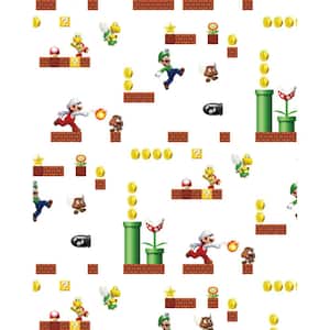 Mario Peel and Stick Wallpaper (Covers 28.29 sq. ft.)
