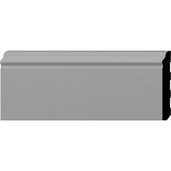 1/2 in. x 4 in. x 94-1/2 in. Polyurethane Barcelona Base Board Moulding