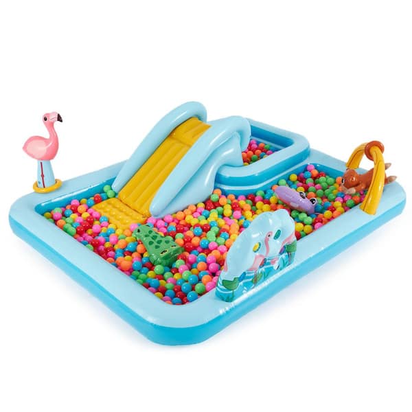 Intex Inflatable Jungle Adventure Play Center and Plastic Fun