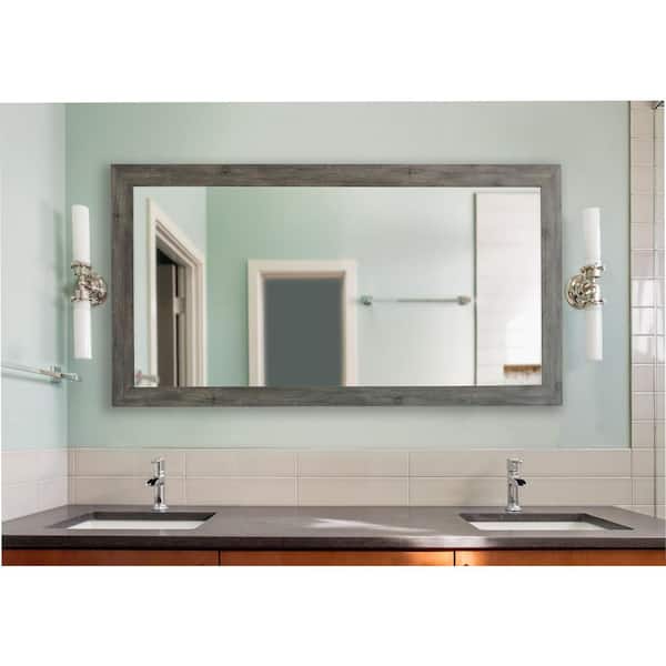 Unbranded Oversized Rectangle Gray Classic Mirror (70 in. H x 35 in. W)