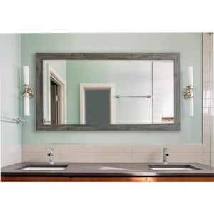 Oversized Rectangle Gray Classic Mirror (78 in. H x 39 in. W)