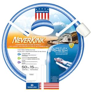 NeverKink RV/Marine Water Hose - 5/8 in x 50 ft.