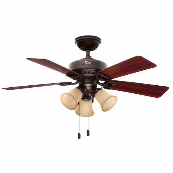 Hunter Beacon Hill 42 in. Indoor New Bronze Ceiling Fan with Light