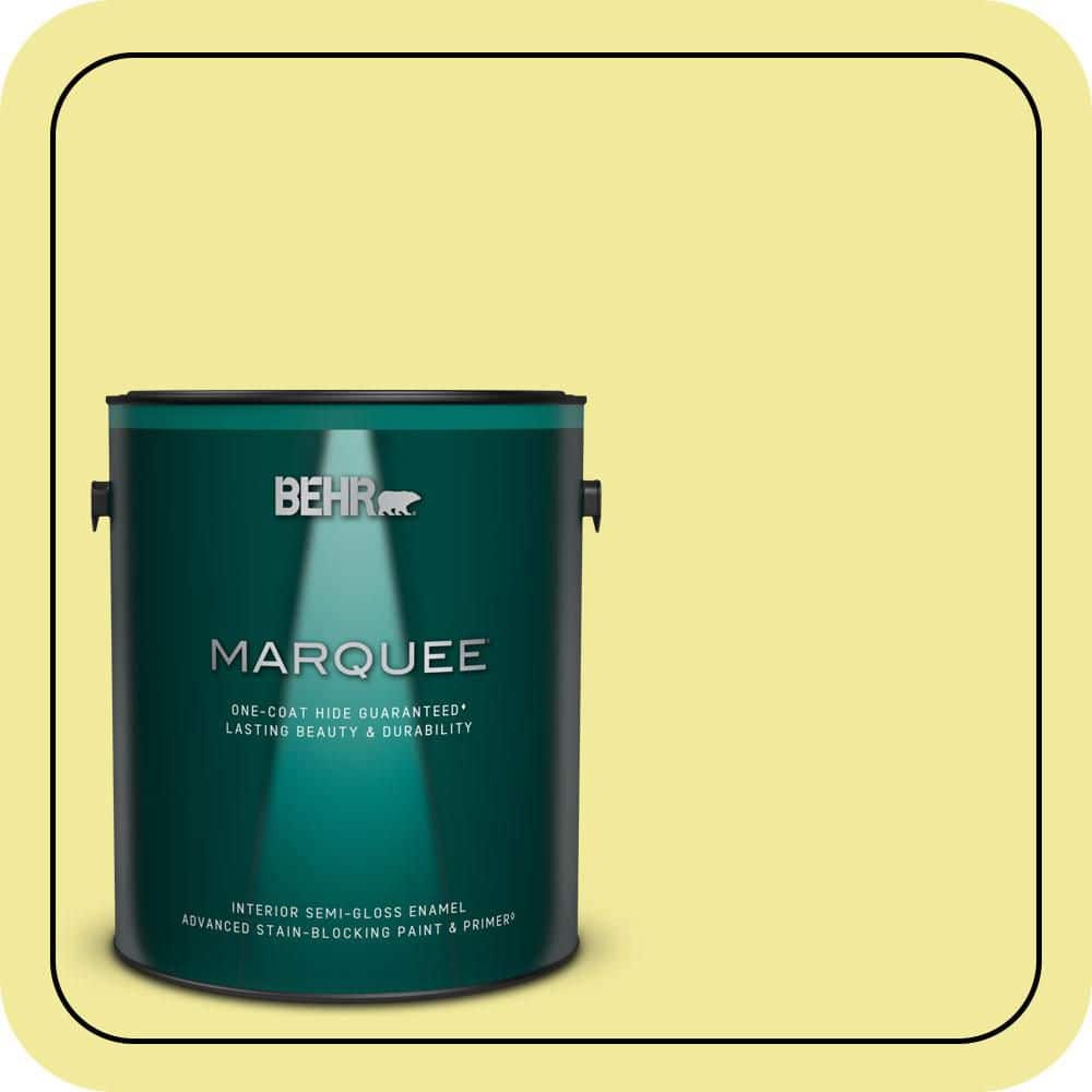 BEHR MARQUEE 1 gal. #400A-3 Pear Semi-Gloss Enamel Interior Paint ...