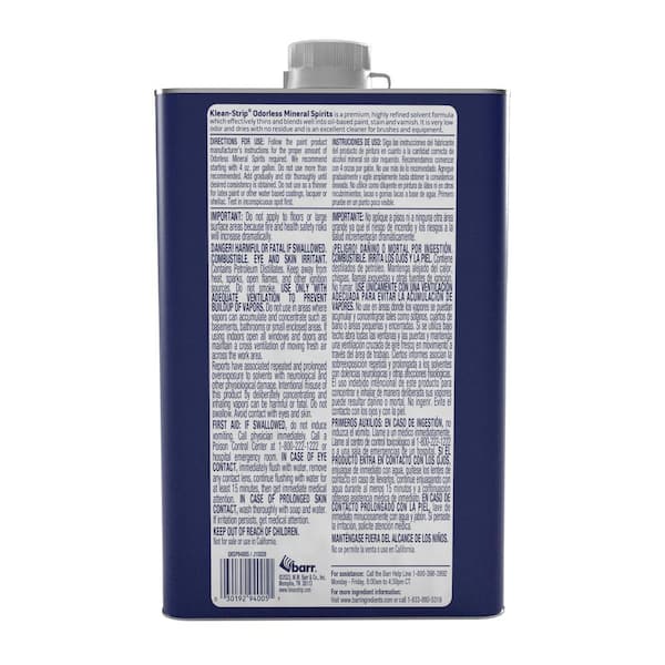 Lanco 1 gal. Mineral Spirits MS107-4 - The Home Depot