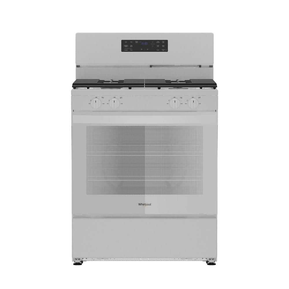 30 in. 4 Burners Freestanding Gas Range in White with Crispy Mode and Dishwasher Safe Grates price history on PriceWatchPro