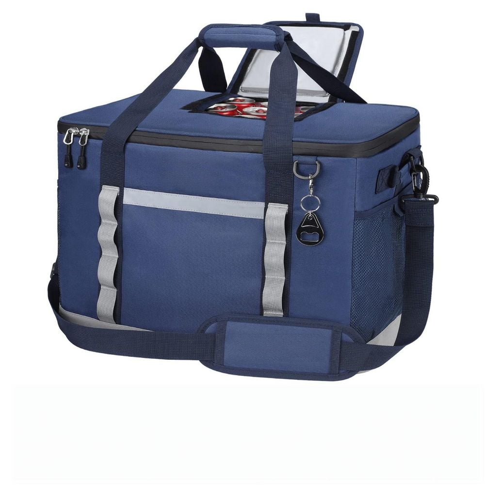 52 qt. 5-Layer Insulated Leakproof Soft-Side Cooler, 75 Can Capacity Portable Cooler Bag for Camping Picnic Travel, Blue price history on PriceWatchPro