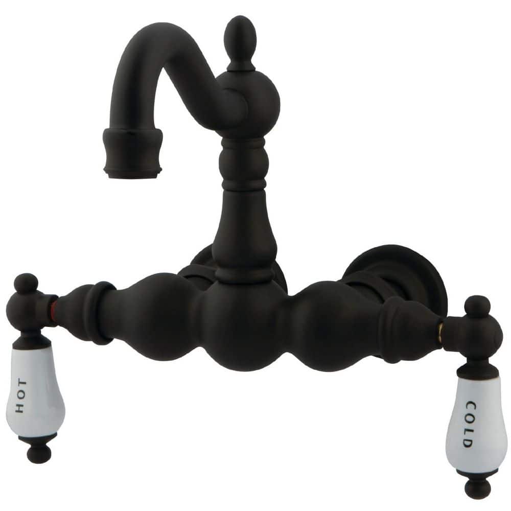 Vintage 2-Handle Wall-Mount Clawfoot Tub Faucets in Oil Rubbed Bronze price history on PriceWatchPro