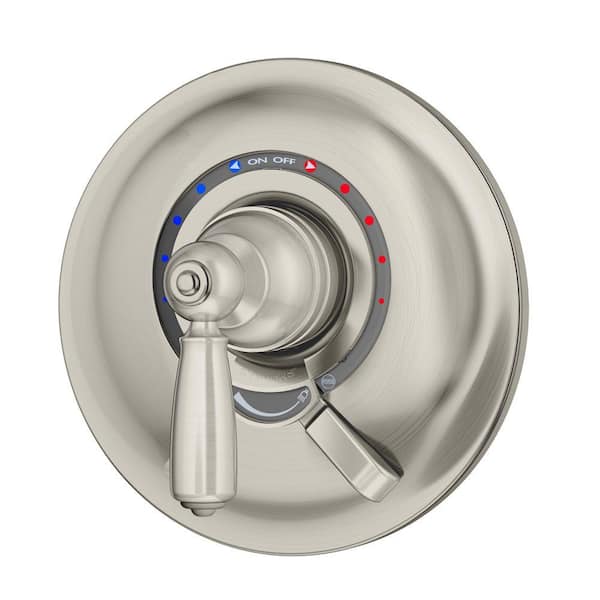 Symmons Allura 1-Handle Wall-Mounted Shower Valve Trim Kit in Satin Nickel (Valve not Included)