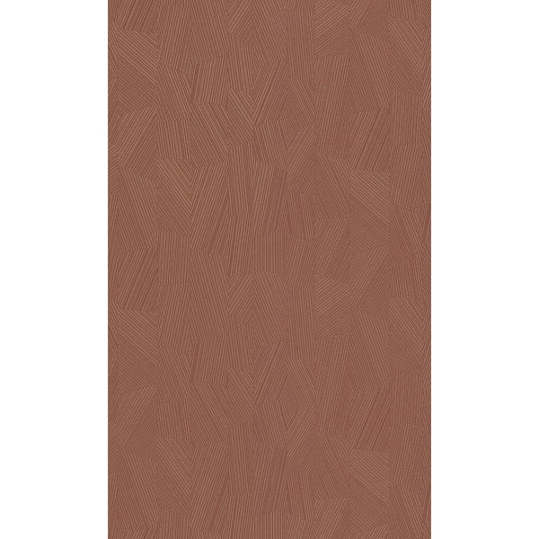 Walls Republic Red Non-Pasted Vertical Geometric Stripes Metallic Shelf Liner Non-Woven Wallpaper Double Roll (57 sq. ft.)