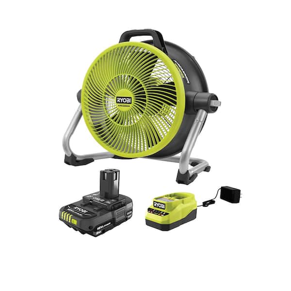 RYOBI ONE+ 18V 14 in. Hybrid Air Cannon Kit with 2.0 Ah Battery and Charger