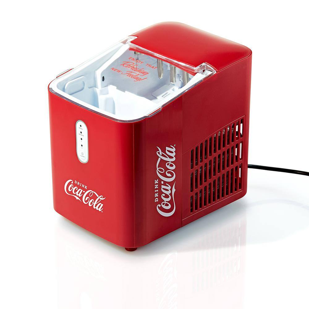 Coca-Cola Red Portable Countertop Ice Maker