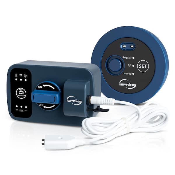 Automatic Water Shut-Off Valve, Smart Leak Detector with 1 Wired and 1 Wireless Sensor 1 in. MNPT + 3/4 in. FNPT