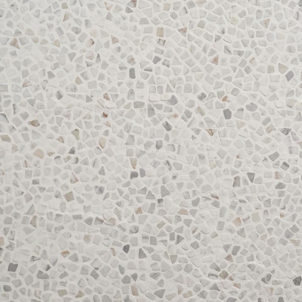 Countryside Calacatta Gold 11.81 in. x 11.81 in. Natural Marble Mosaic Floor and Wall Tile (0.96 sq. ft./Each)