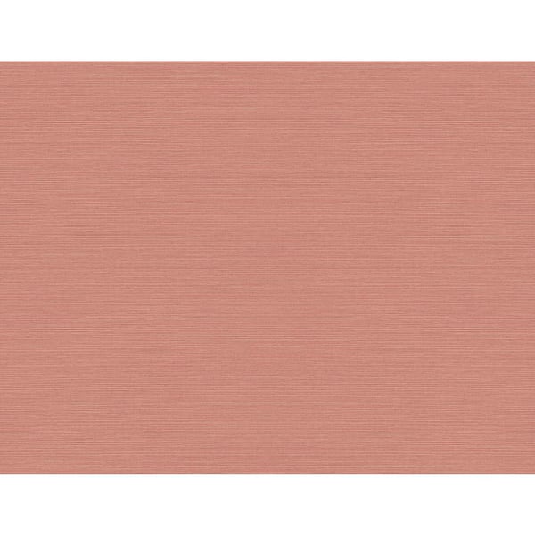 A-Street Prints Red Moroccan Coral Sisal Vinyl Non-Pasted Textured Repositionable Wallpaper