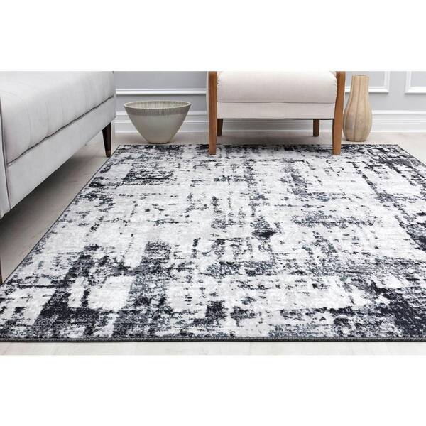 Myron Grey/Off-White Rug