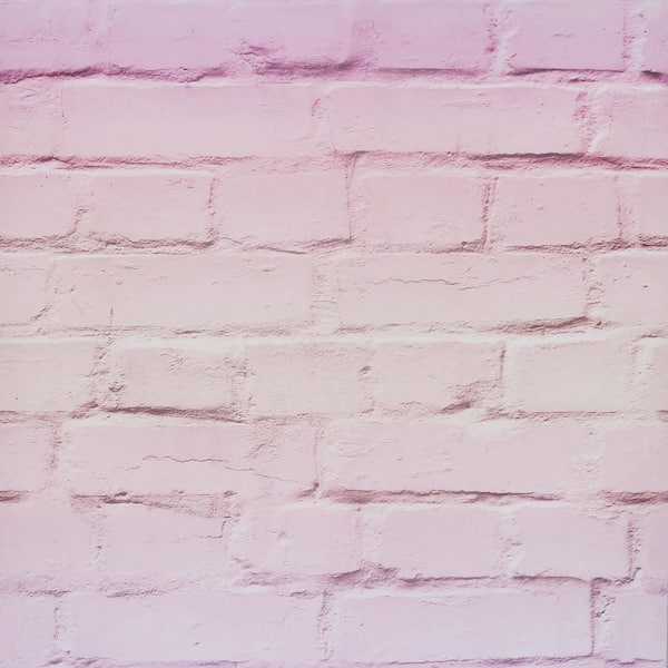 Winifred Pink Ombre Brick Wallpaper