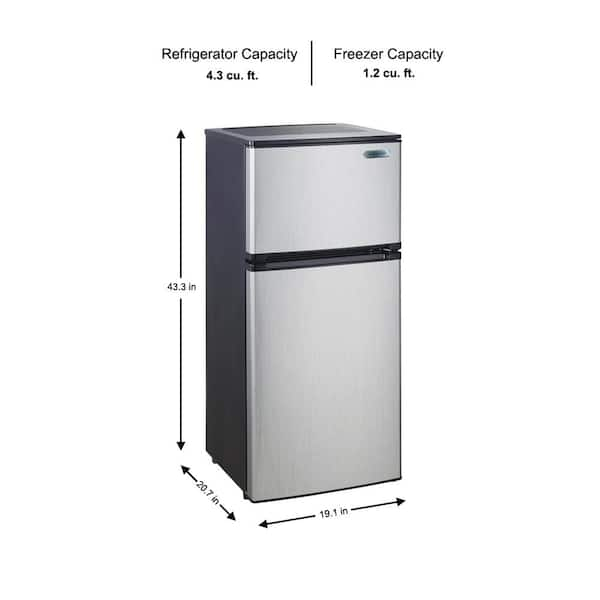 freezer sizes cubic feet