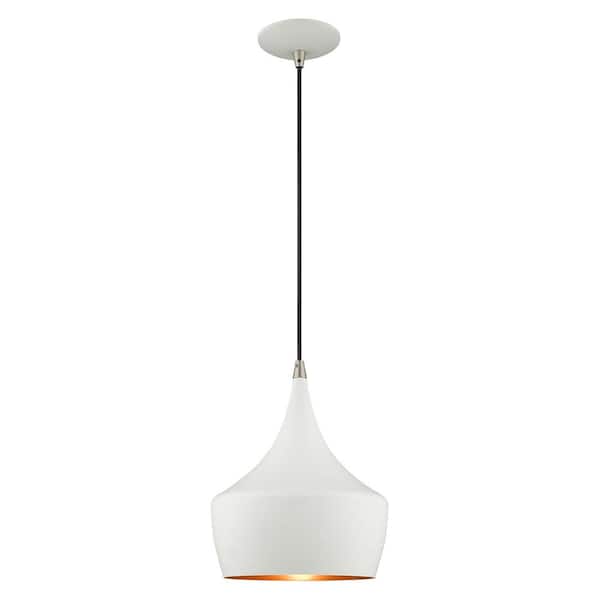 AVIANCE LIGHTING Goodwin 1-Light White Mini Pendant