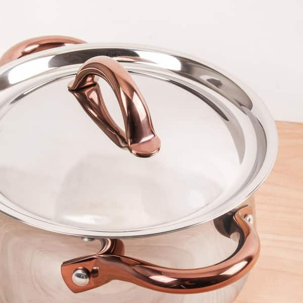 BergHOFF Comfort 8 Covered Dutch Oven 18/10 Stainless Steel, 3.3 Qt