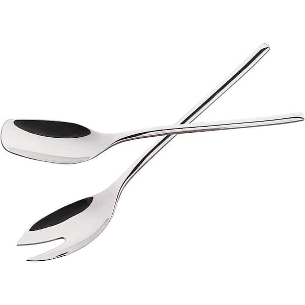 2 Pieces. Salad Servers 18/10 Stainless Steel Salad Serving Utensils Salad Spoon Fork 10 in.