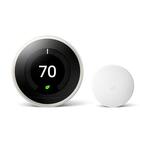 Nest Learning Thermostat - Smart Wi-Fi Thermostat White + Nest Temperature Sensor