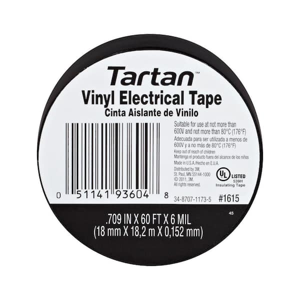 3M 0.70 in. x 60 ft. x 6 mm. Electrical Tape (10-Pack) (Case of 10)