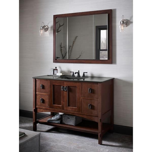 Verdera 40 in. W x 30 in. H Recessed Medicine Cabinet with Flip-Out Mirror