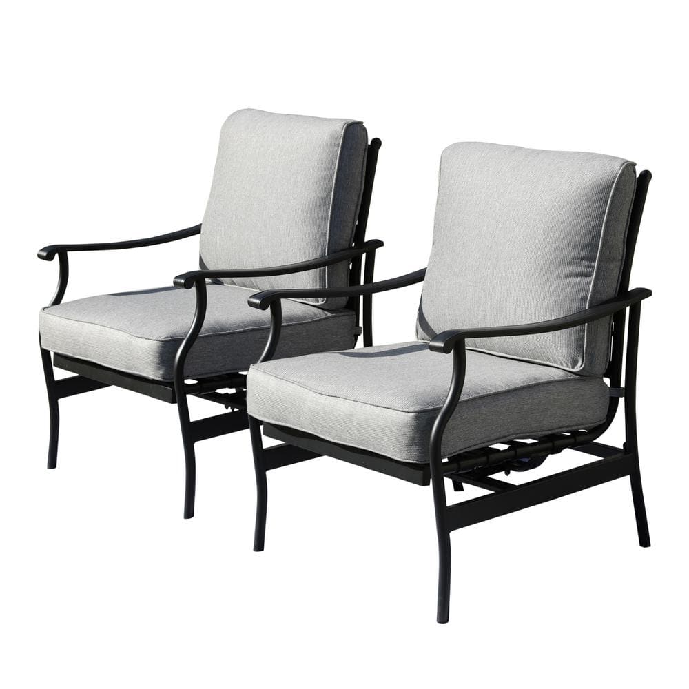 Patio Festival Metal Outdoor Rocking, Cushions For Outdoor Metal Rocking Chairs