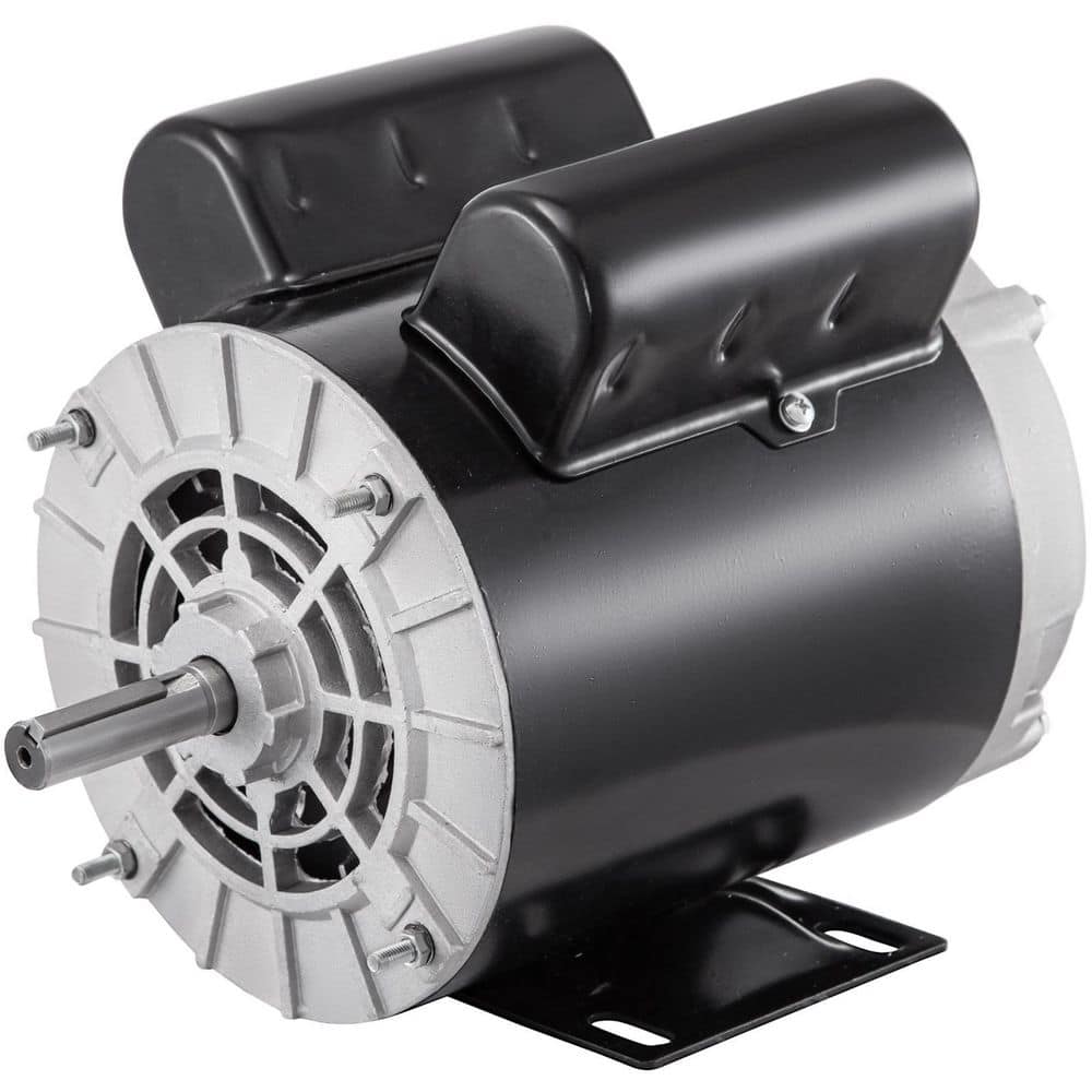 VEVOR Compressor Motor 2HP 3450 RPM Electric ODP Compressor Motor 5/8 in. Shaft Frame Single Phase, 115-Volt/230-Volt DXKYDJG2H256L0001V6 - The Home Depot