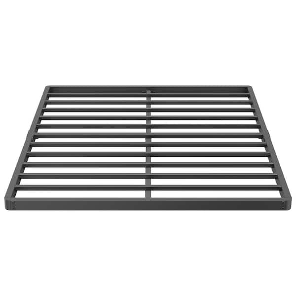 HOMZENE 2 in. High King Size Box Spring with Metal Structure, Low Profile Bunkie Board