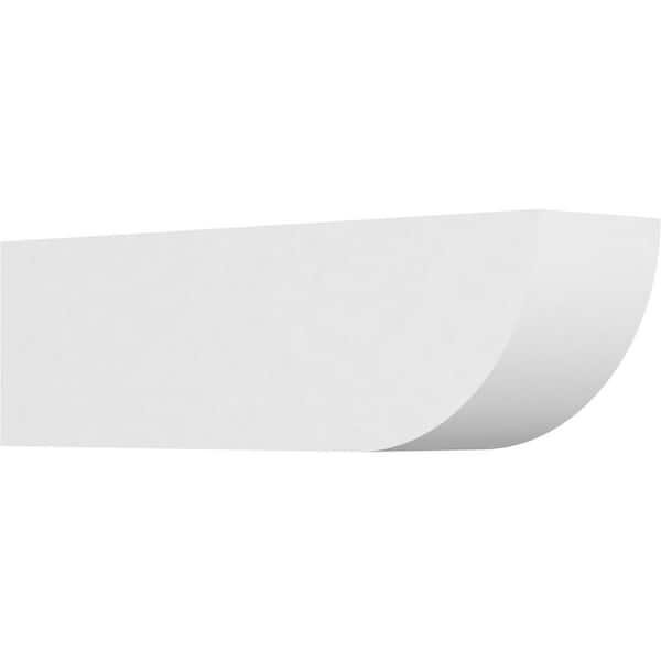 Ekena Millwork 5 in. x 6 in. x 20 in. Standard Durham Architectural Grade PVC Rafter Tail Brace