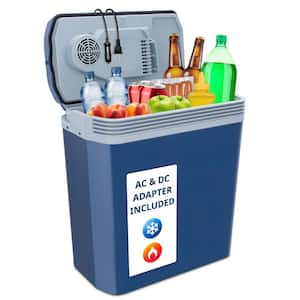 24 L Electric Cooler and Warmer Portable Car Fridge with Handle