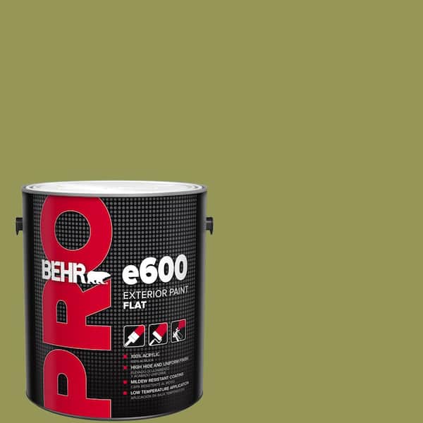 BEHR PRO 1 gal. #M340-6 Spinach Dip Flat Exterior Paint