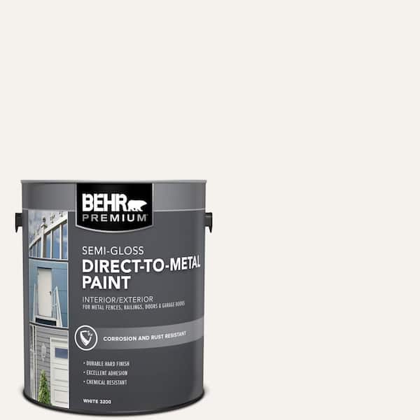 1 gal. #PR-W14 Bit of Sugar Semi-Gloss Direct to Metal Interior/Exterior Paint