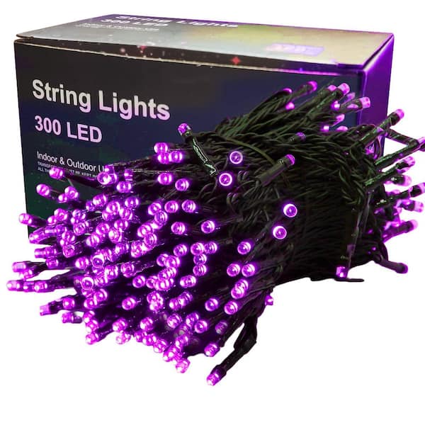 98.5 ft. Halloween String Lights with 8 Lighting Modes, 300 LED Halloween Lights, Waterproof and Connectable Mini Light