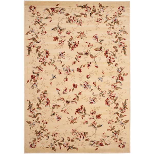 SAFAVIEH Lyndhurst Beige 5 ft. x 8 ft. Border Area Rug