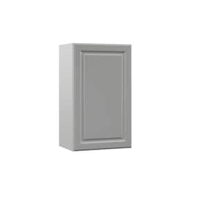 Designer Series Elgin Assembled 18x30x12 in. Wall Kitchen Cabinet in Heron Gray