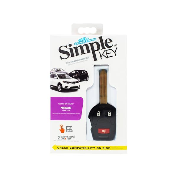 Car Keys Express Nissan Simple Key - 5 Button Smart Key Remote