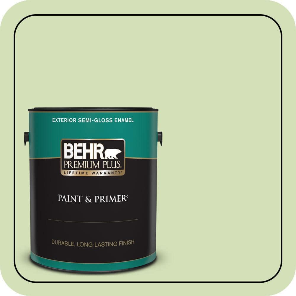 1 gal. #MQ4-45 Spring Glow Semi-Gloss Enamel Exterior Paint & Primer price history on PriceWatchPro