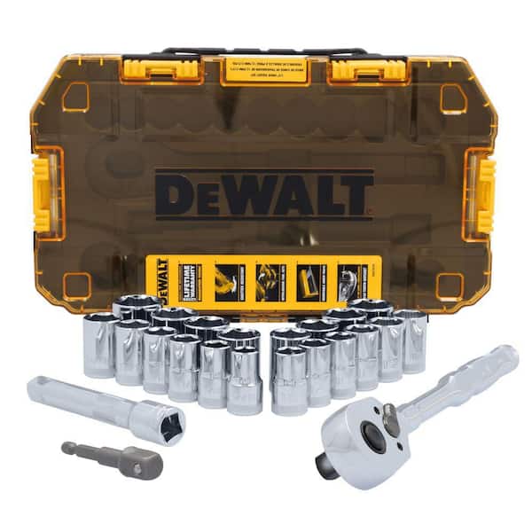 TOUGHSERIES 23-Piece Mechanics Tool Set for 1/2 in. Drive with TOUGH BOX Hard Shell Carrier