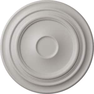 32-5/8 in. x 1-1/2 in. Giana Urethane Ceiling Medallion (Fits Canopies up to 7-7/8 in.), Ultra Pure White