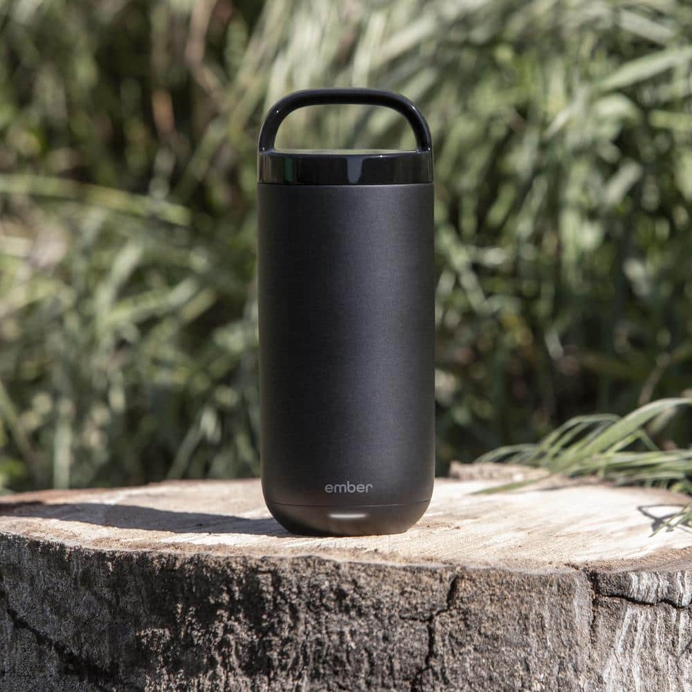 Ember 16oz Black Stainless Steel Temperature Control Travel Tumbler