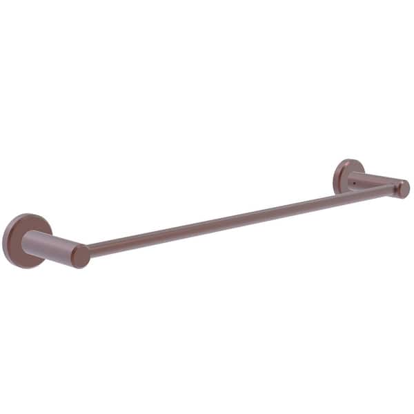 Allied Brass Malibu 18 in. Towel Bar in Antique Copper