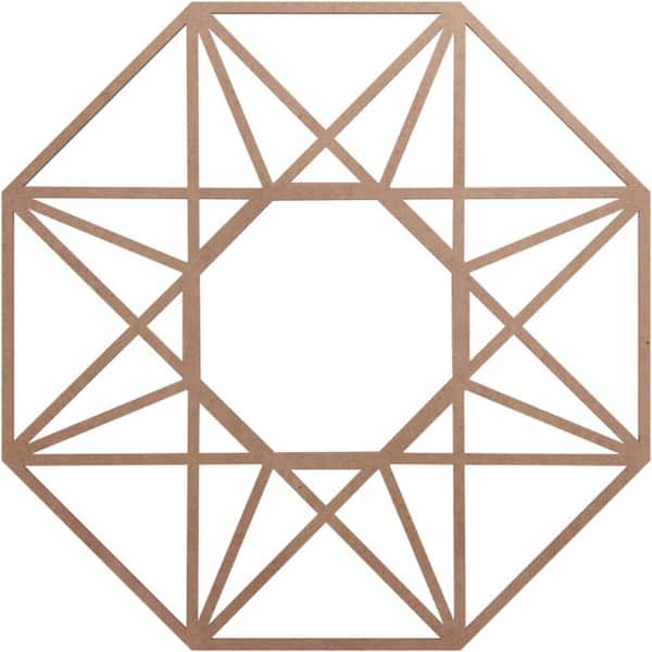 Ekena Millwork 0.375 in. x 26 in. x 26 in. Wood Medallion Moulding