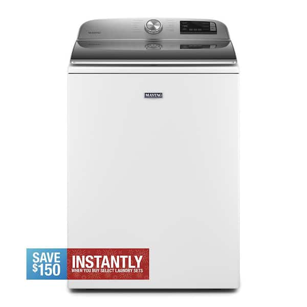 4.7 cu. ft. Smart Capable White Top Load Washing Machine with Extra Power and Deep Fill Option
