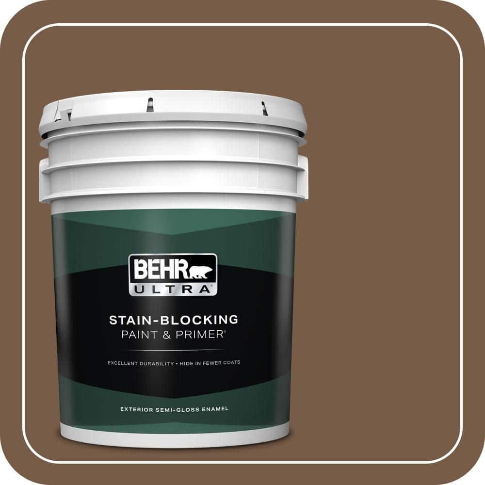 5 gal. #N250-7 Mission Brown Semi-Gloss Enamel Exterior Paint & Primer price history on PriceWatchPro