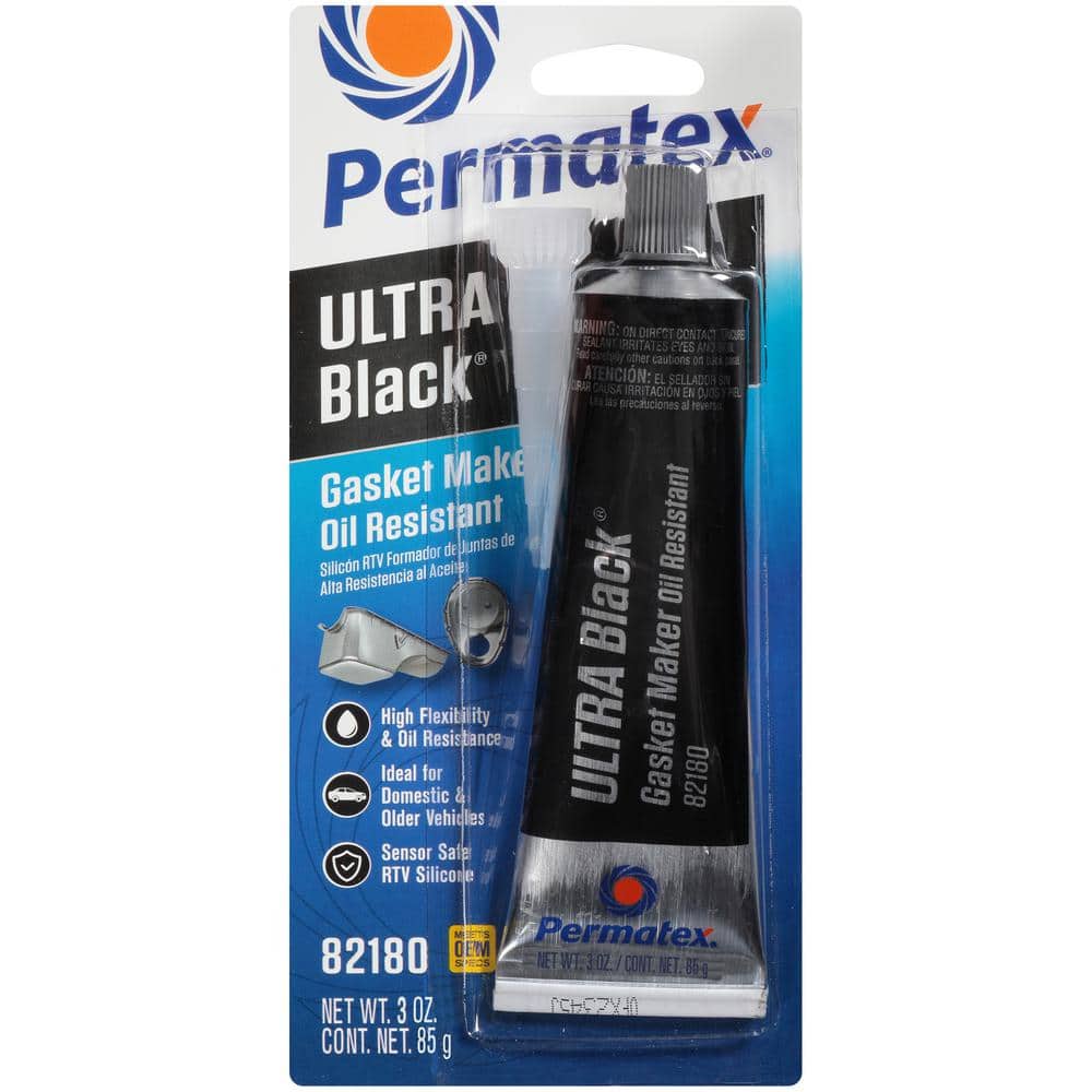 Permatex 3 oz. Ultra Black Maximum Oil Resistance RTV Silicone